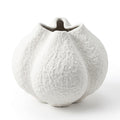 Vase décoratif Pétale – Design sculptural ivoire texturé