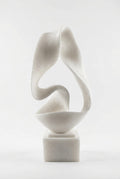 Sculpture Abstraite Ivoire – Élégance & Design Contemporain